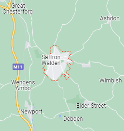 Map of Saffron Walden