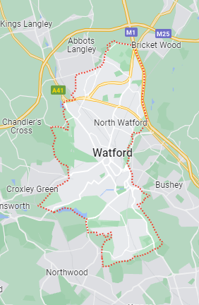 Map of Watford